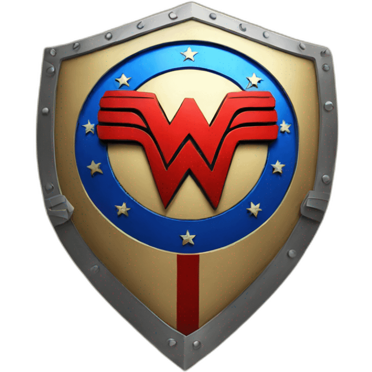 wonder woman shield emoji