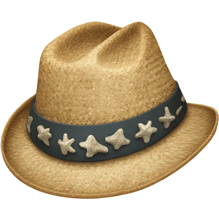 Coastal cowboy hat emoji