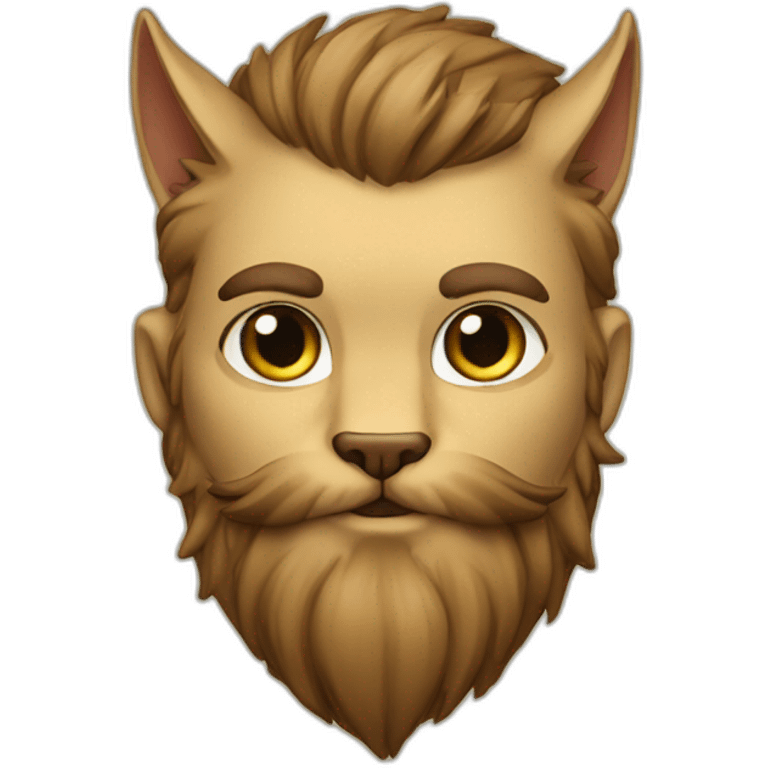 Beard catman with boots  emoji