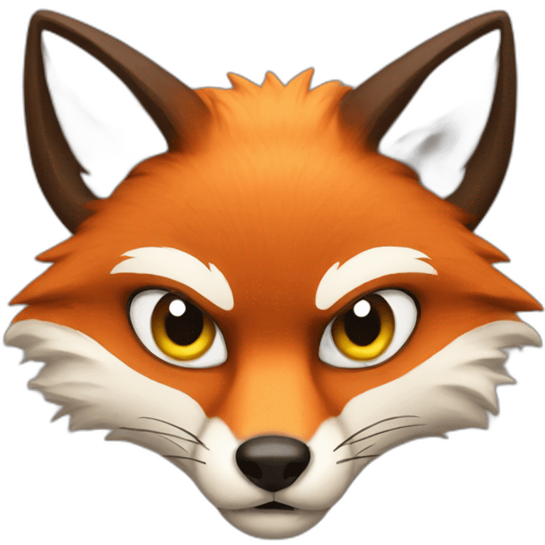 angry fox emoji