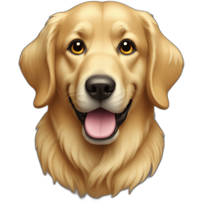 halloween golden retreiver emoji