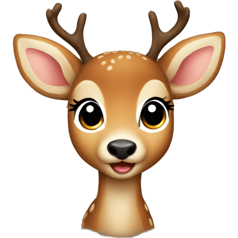 Baby Christmas deer emoji