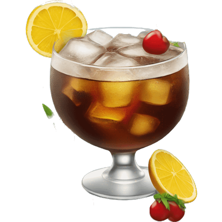 Rum cola cocktail  emoji