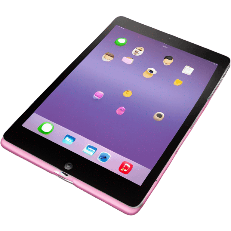 pink ipad emoji