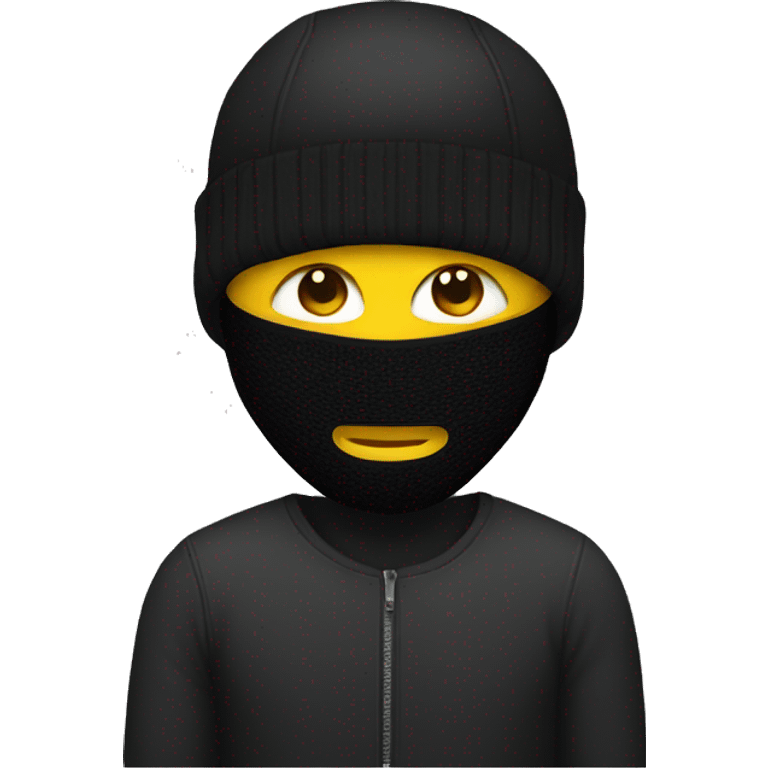  man with ski mask emoji