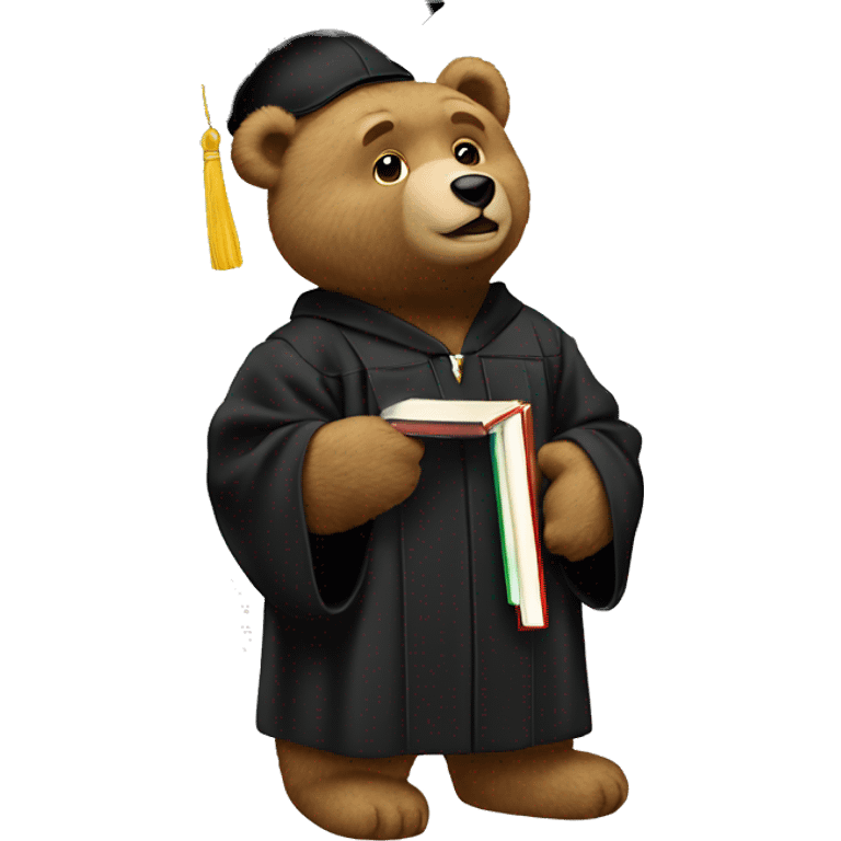 Graduation bear from Kanye’s album graduation  emoji