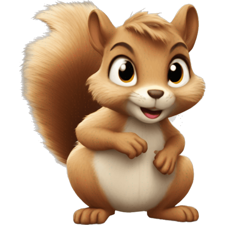 squirrel furry Good Morning emoji