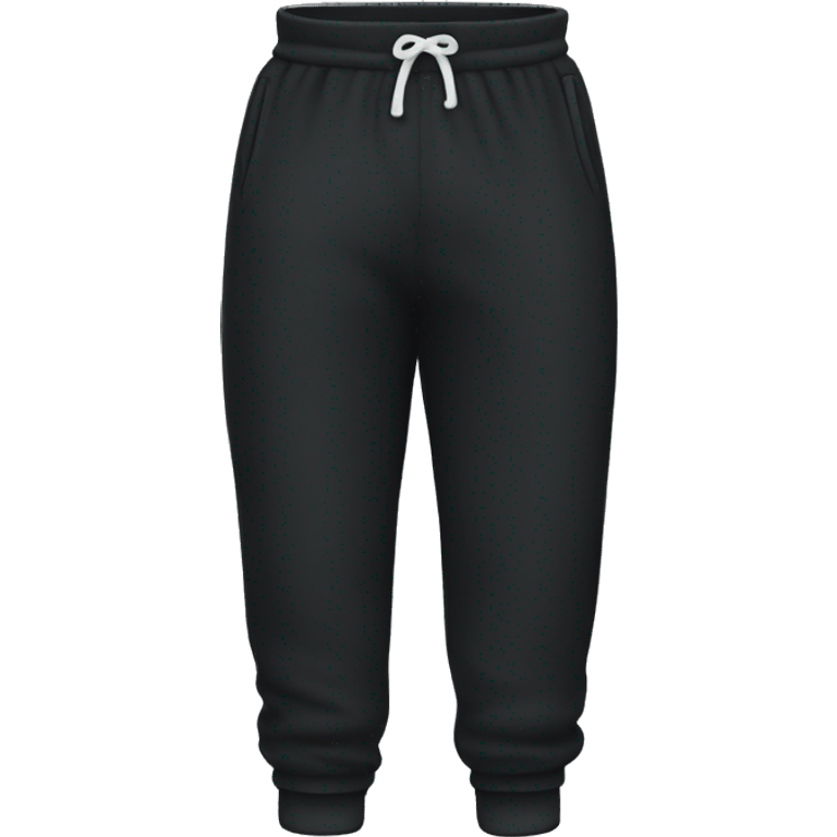 Black sweatpants emoji