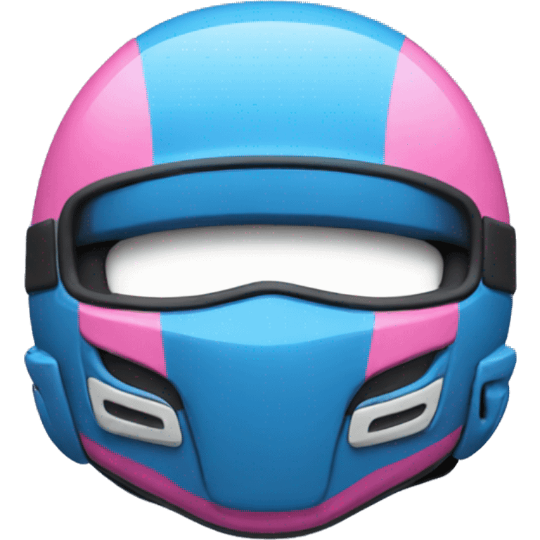 Formula1 blue and pink emoji