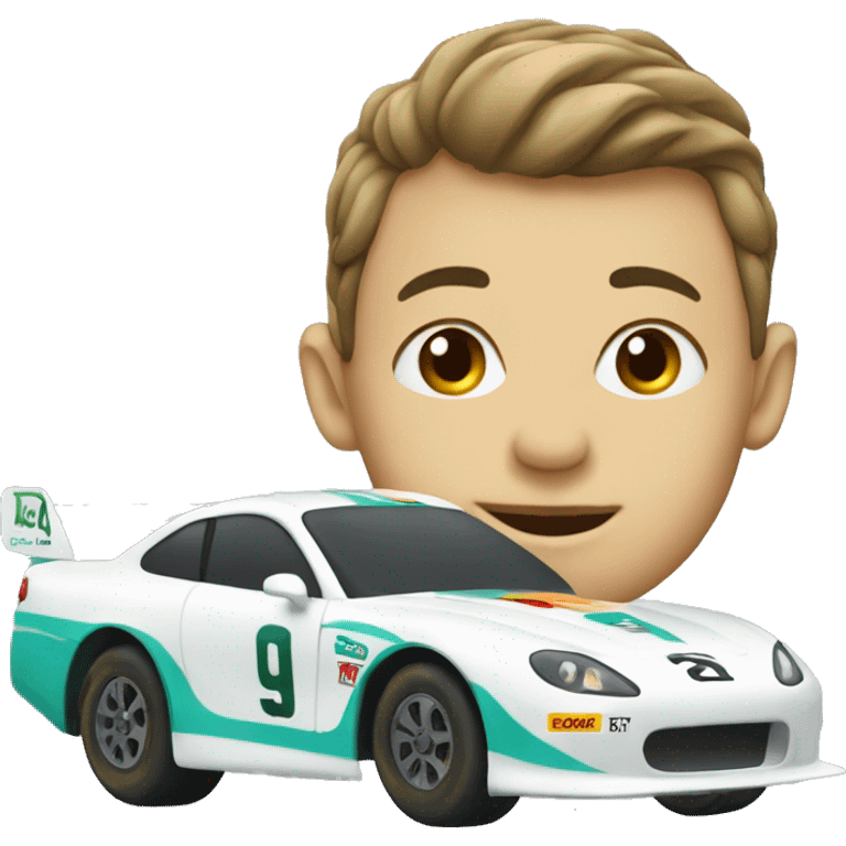 Race car emoji