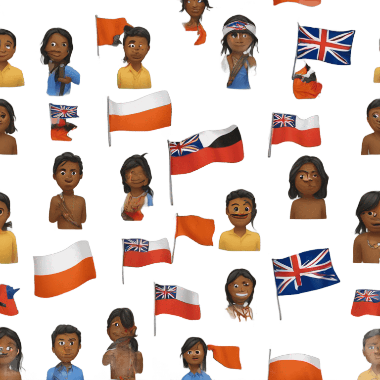 Australian First Nation people’s flag emoji