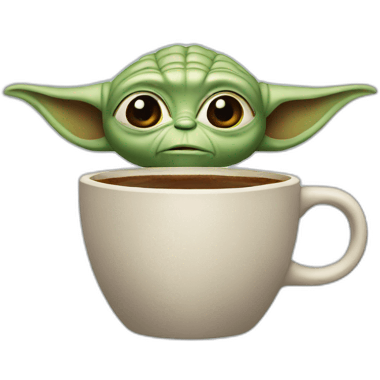 coffee yoda emoji