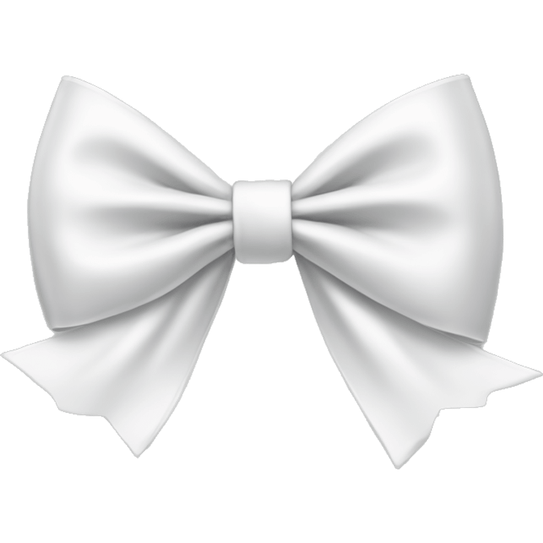 White bow emoji