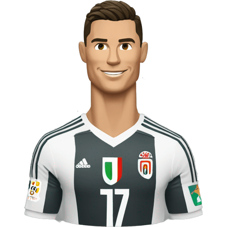 Cristiano Ronaldo le roi du ballon de football  emoji