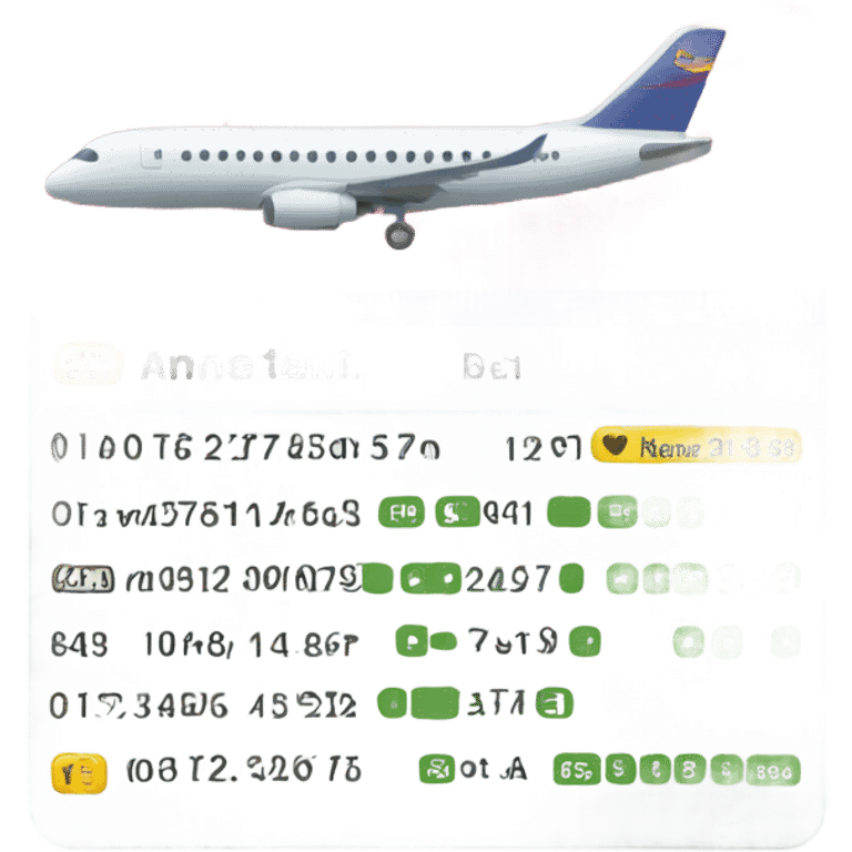 airline ticket emoji