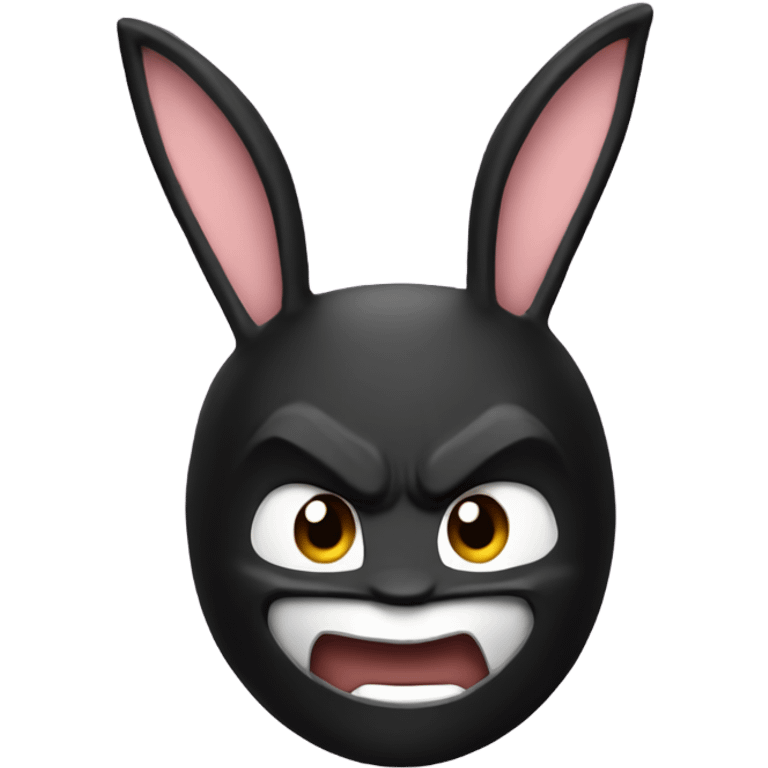 Batman as the Easter Bunny emoji