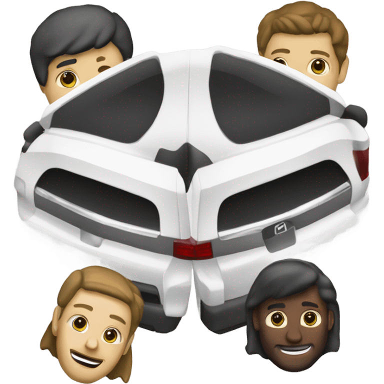 2014 white honda pilot suv emoji