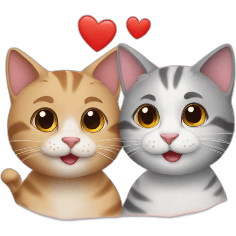 cats in love emoji