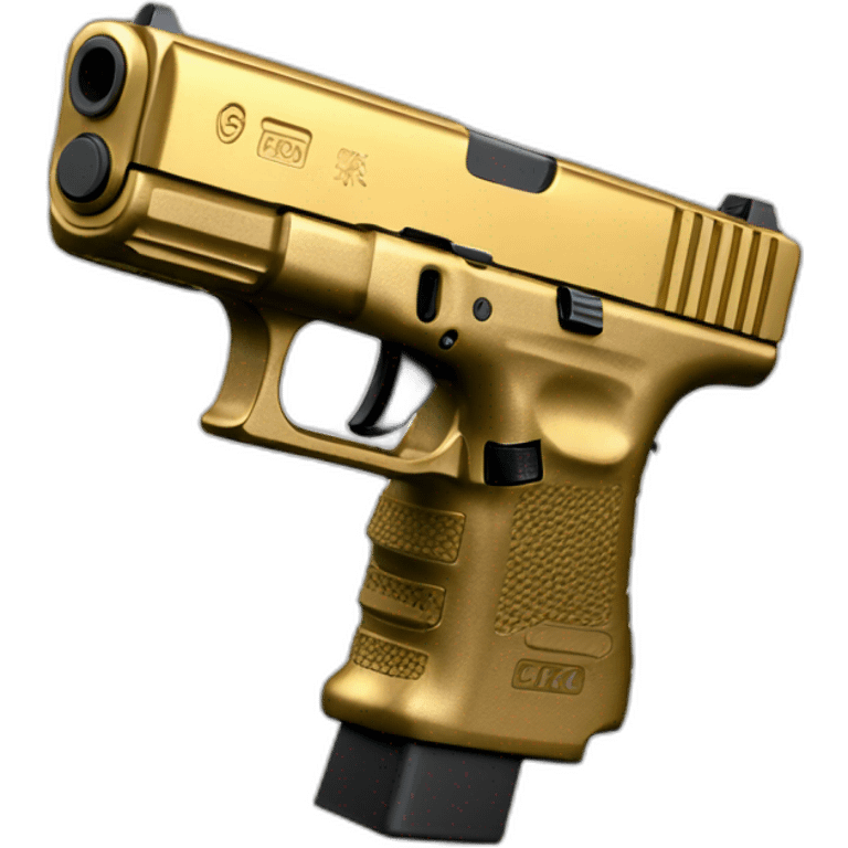 Glock 17 gold emoji