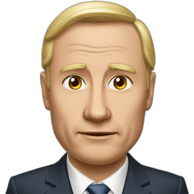 Путин держит автомат emoji