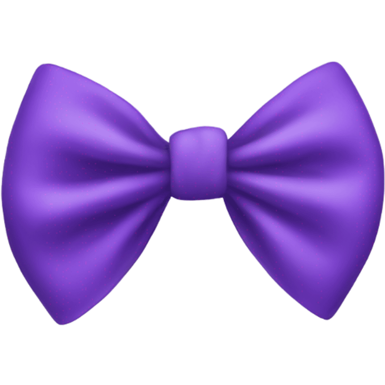 purple bow  emoji