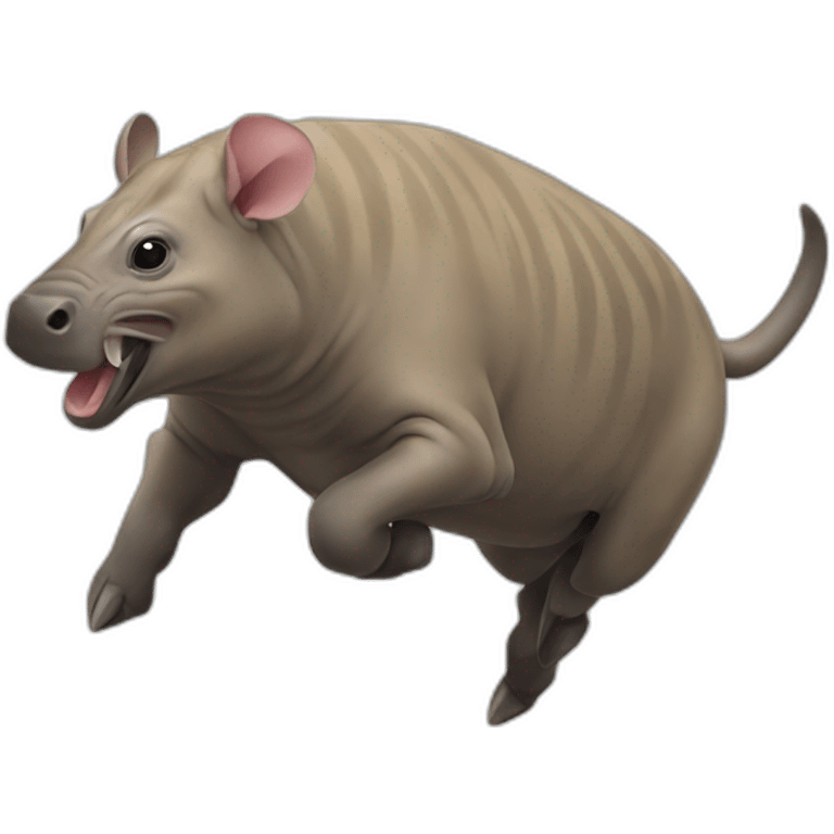 Babirusa Jumping emoji