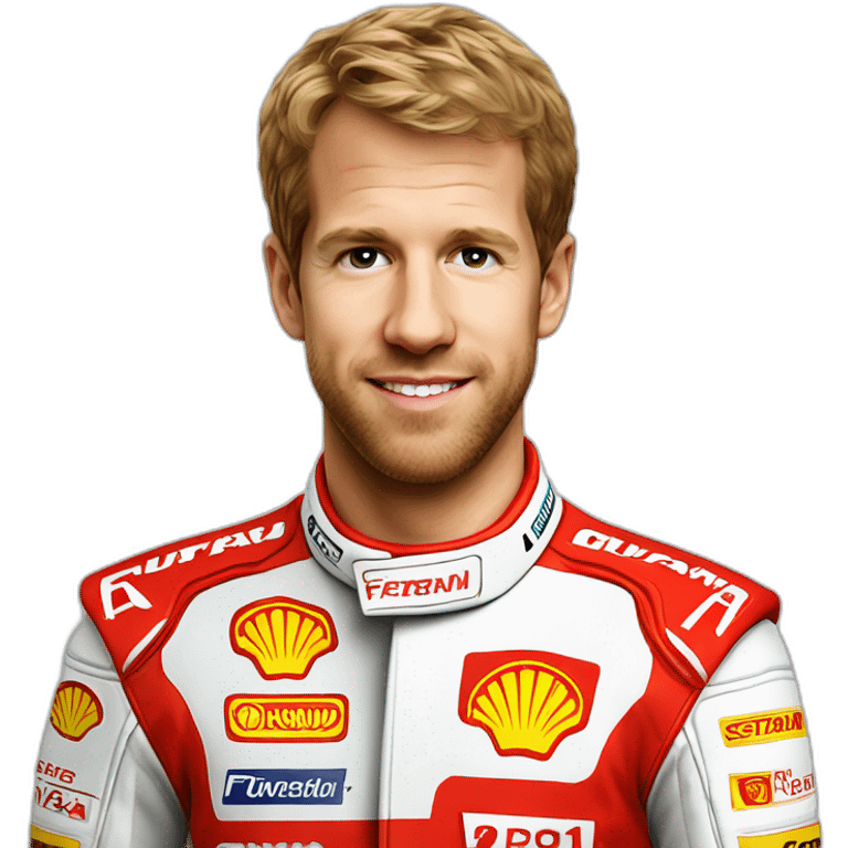 Sebastian vettel ferrari emoji