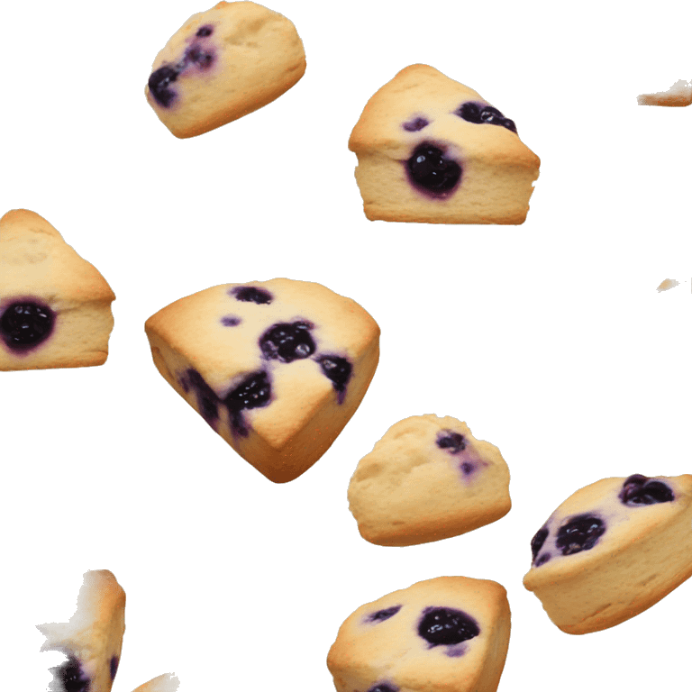 blueberry scone emoji