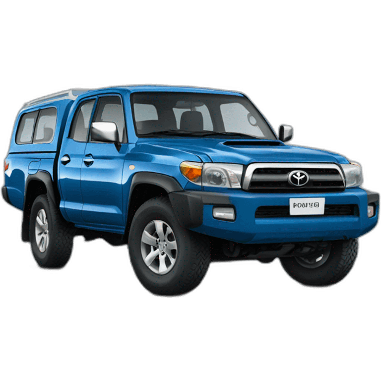 Toyota landcuiser Hzj 78 blue color  emoji