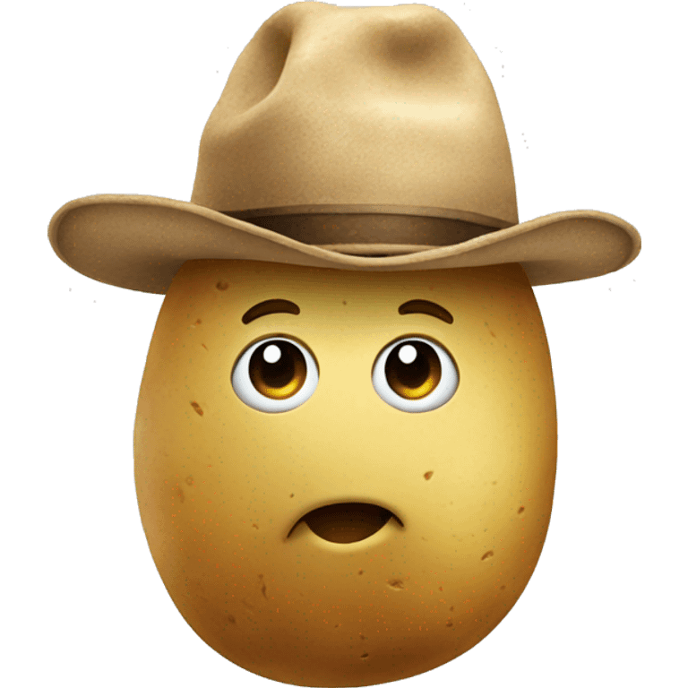 potato wearing a hat  emoji