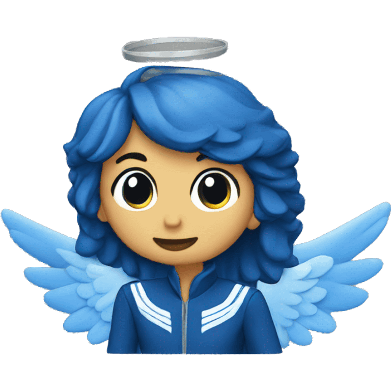 Blue angel emoji