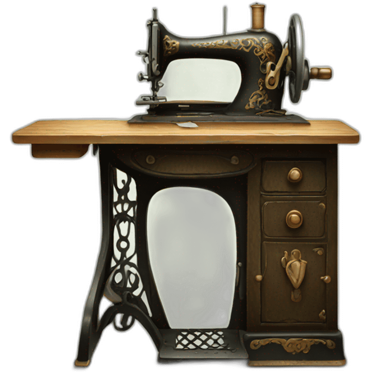 Old sewing-machine emoji