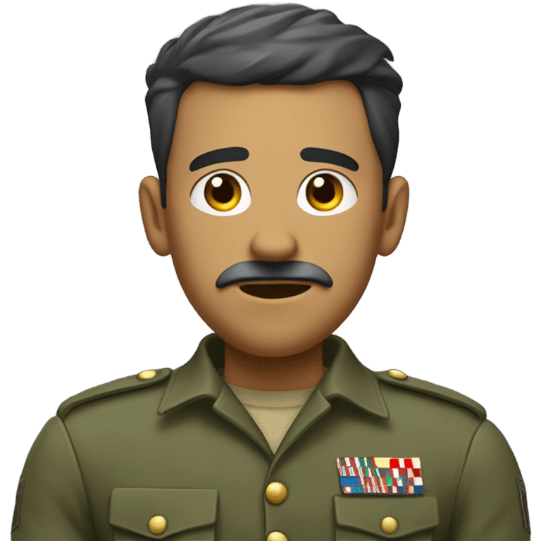 Dumb army guy emoji