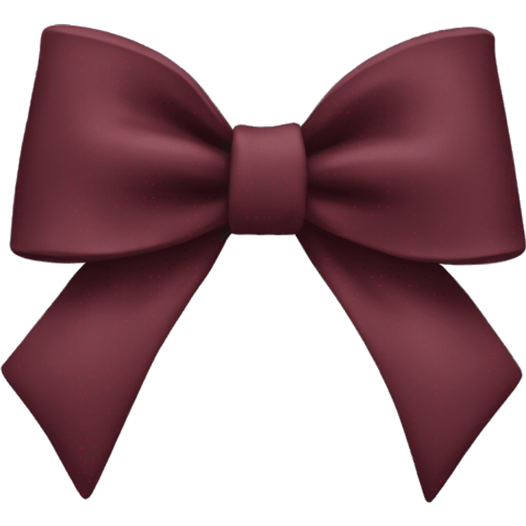 maroon bow emoji