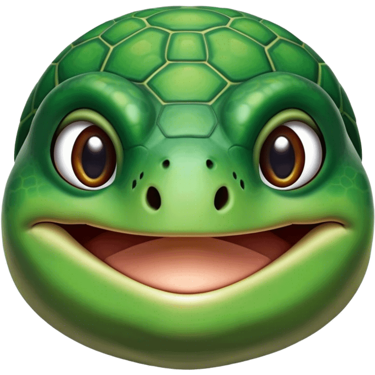 Turtle smiling emoji