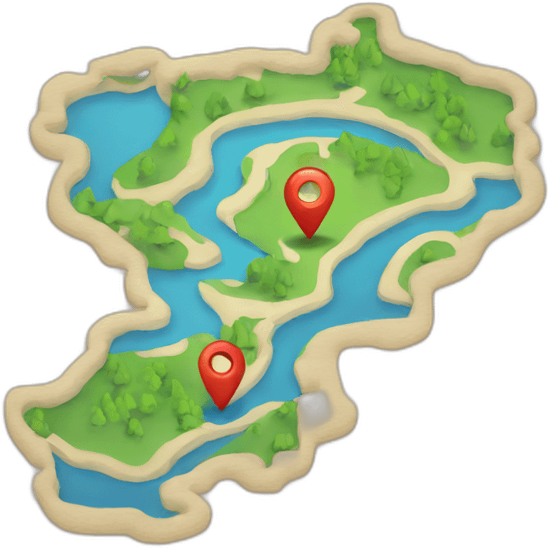 map with arrows emoji