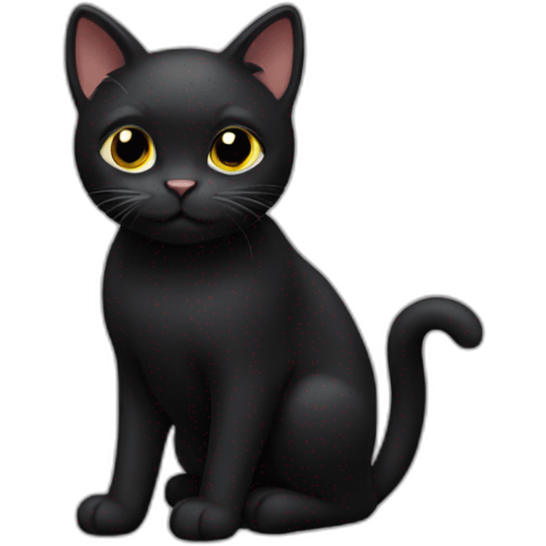 Black cat emoji