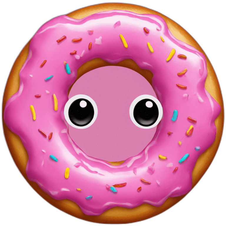 Donut kawaii emoji