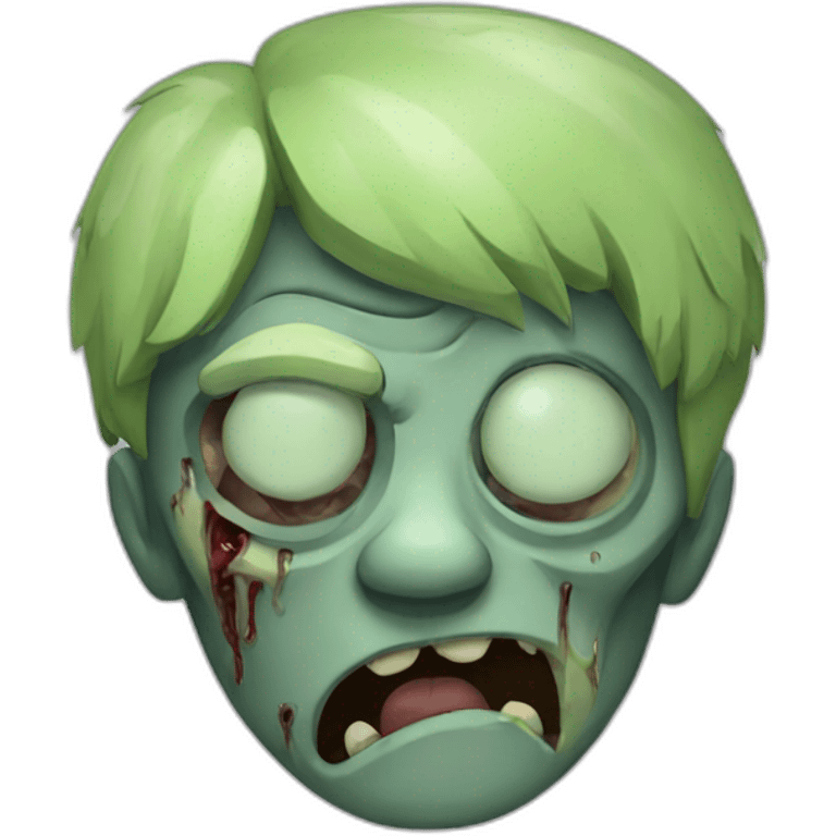 sleepy zombie emoji