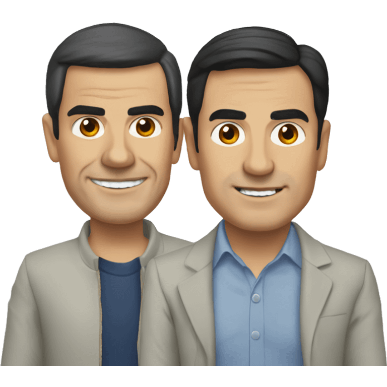 Pedro Sánchez y Pablo motos  emoji