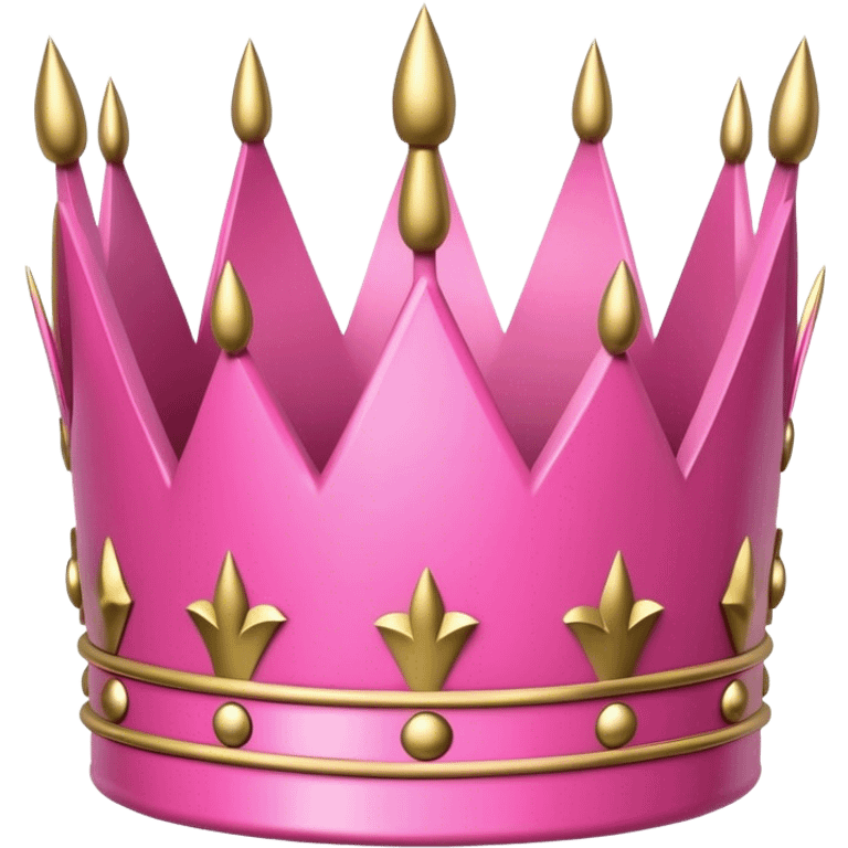 pink crown with bullets emoji