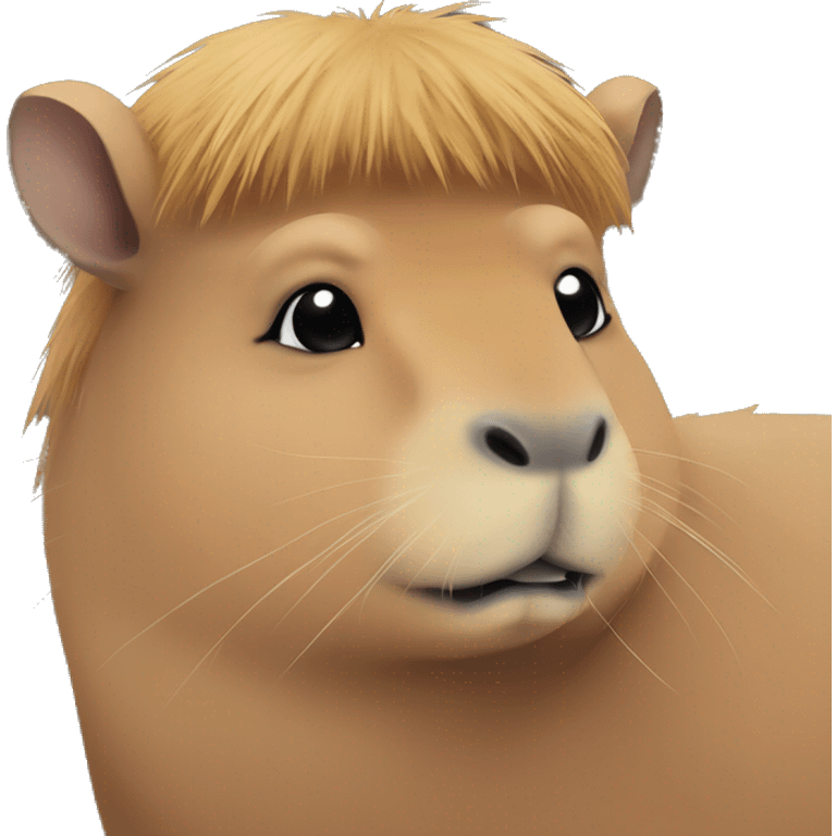 Capybara as talahon emoji