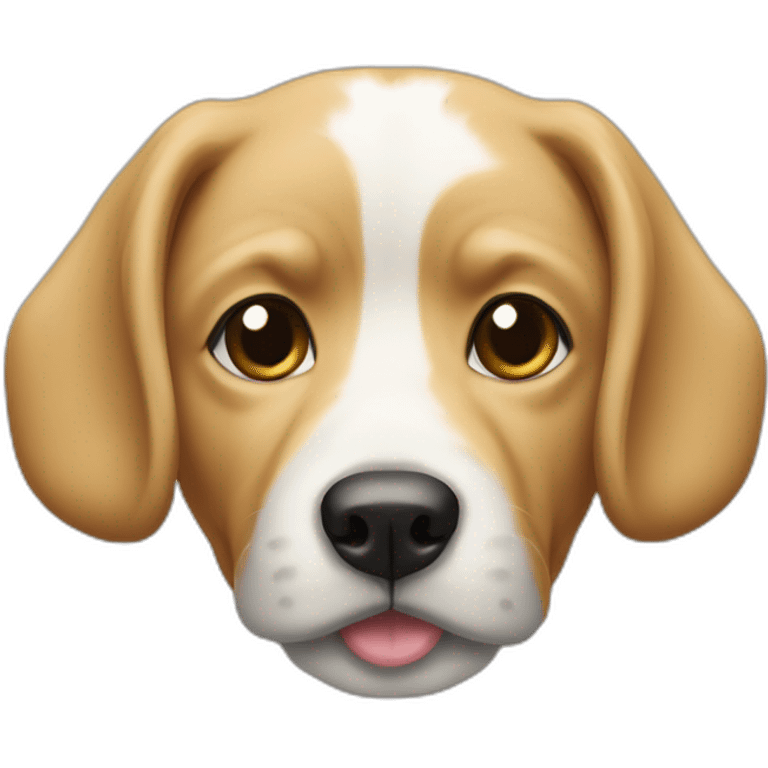 Le chien porte un manteau  emoji