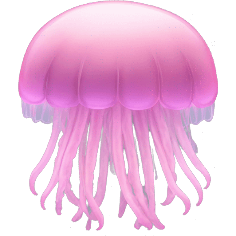 Pastel pink jellyfish emoji