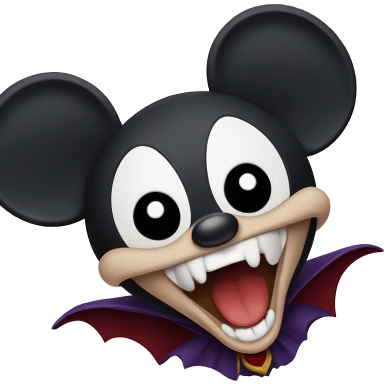 Mickey Mouse vampires emoji