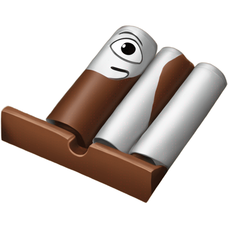 Tootsie roll in a drawer emoji