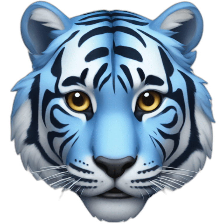 blue tiger emoji