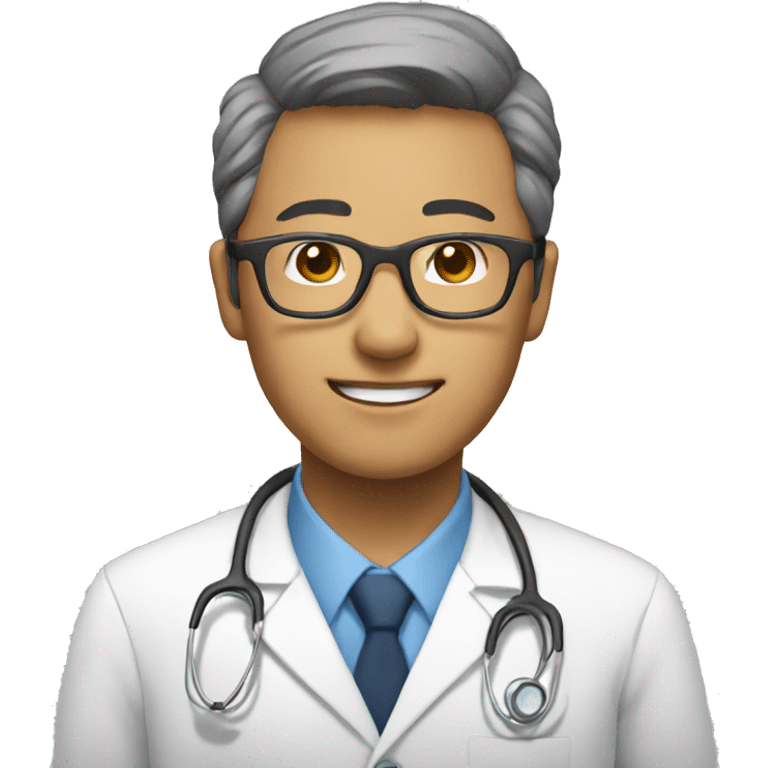 asian doctor glasses emoji