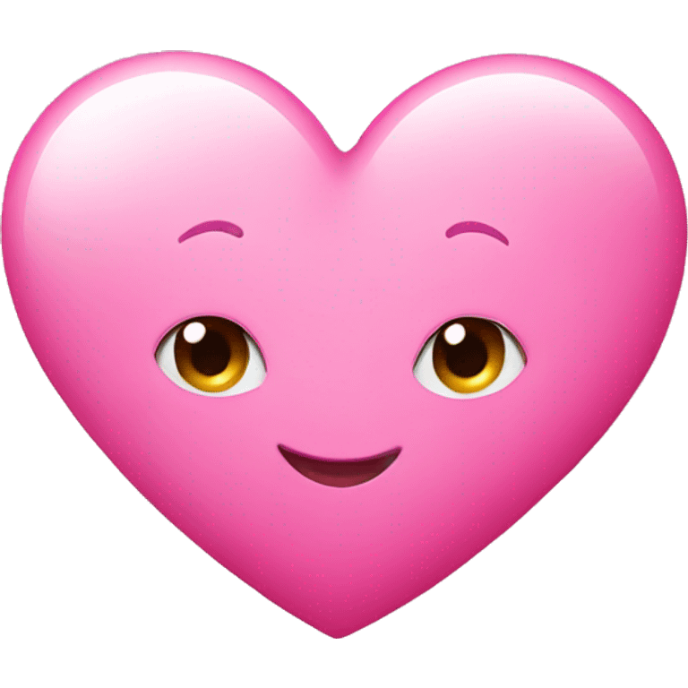 Pink cute Heart  emoji