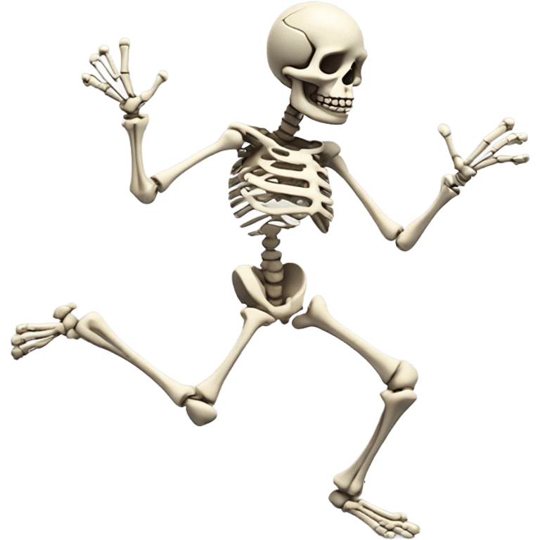 Dancing skeleton emoji